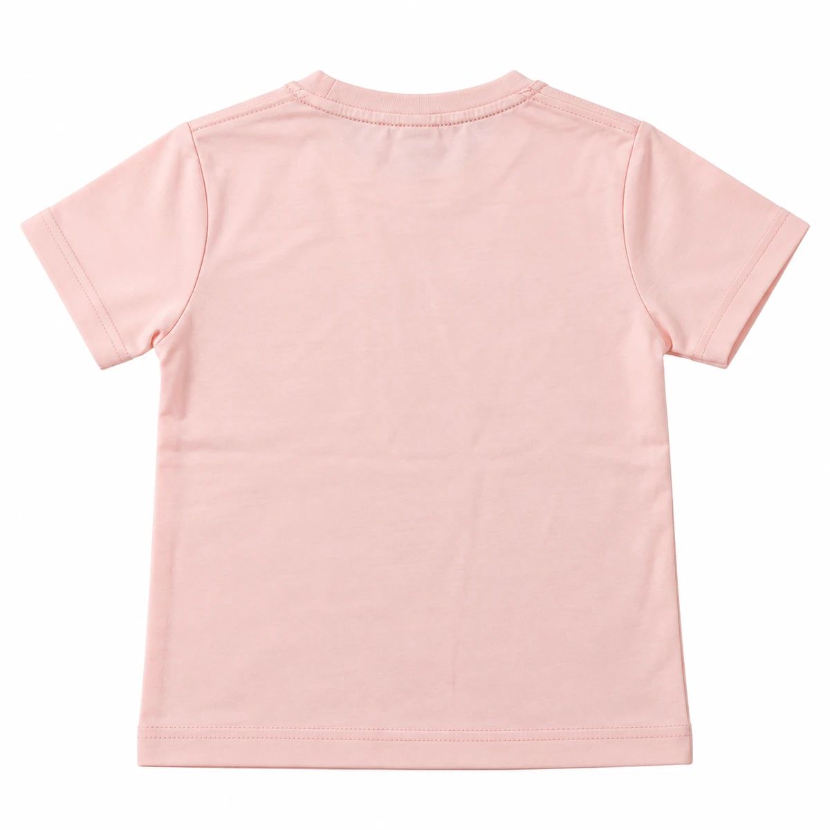 Kids Pink PARIS Round Neck T-Shirt for Boys - Back View
