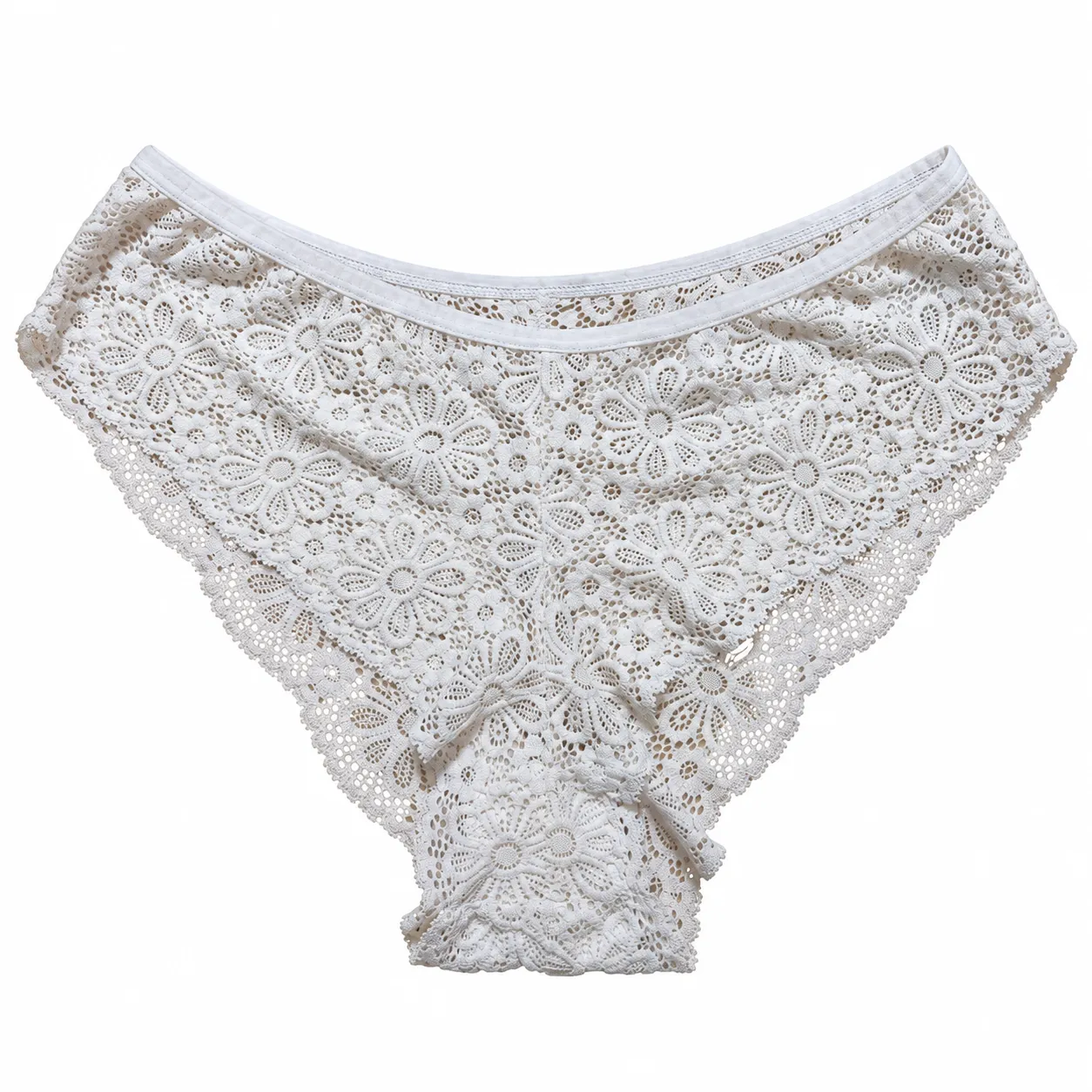 Women's White Lace Panty – M L XL XXL
